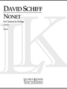 Nonet by Schiff David for Full Score