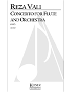 Concerto for Flute and Orchestra by Vali Reza for Full Score
