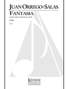Fantasia for Piano and Wind Orchestra Op. 95 by Orrego-Salas Juan for Full Score