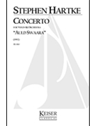 Concerto for Violin and Orchestra by Hartke Stephen for Score