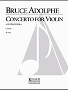 Violin Concerto by Adolphe Bruce for Full Score