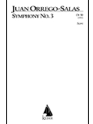 Symphony No. 3 Op. 50 by Orrego-Salas Juan for Full Score