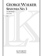 Sinfonia No. 3 by Walker George for Full Score