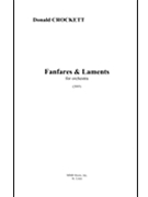 Fanfares and Laments by Crockett Donald for Study Score