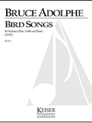 Bird Songs by Adolphe Bruce for Full Score