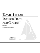 Duo for Flute and Clarinet by Liptak David for Parts