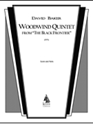 Woodwind Quintet by Baker David for Score and Parts