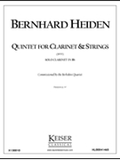 Clarinet Quintet by Heiden Bernhard for
