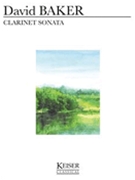 Clarinet Sonata by Baker David for Score and Parts