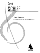 Two Prayers by Schiff David for Score and Parts