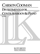 Divertimento for Contrabassoon and Piano by Cooman Carson for Contrabassoon