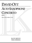 Saxophone Concerto (Piano Reduction) by Ott David for