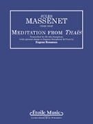 Meditation From Thais by Massenet Jules - Rousseau Eugene - for Alto Saxophone and Piano