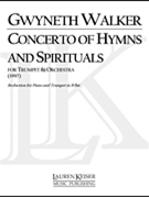Concerto Of Hymns & Spirituals by Walker Gwyneth - Walker Gwyneth - for Piano Accompaniment