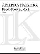 Piano Sonata No. 1 by Hailstork Adolphus for