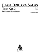 Trio No. 2 Op. 75 by Orrego-Salas Juan for