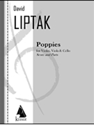 Poppies by Liptak David for Score and Parts