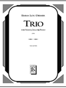 Trio for Piano Violin and Cello by Diemer Emma Lou for