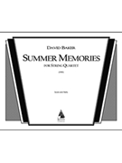 Summer Memories by Baker David for Study Score
