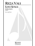Love Songs by Vali Reza for Score and Parts