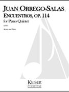 Encuentros by Orrego-Salas Juan for Score and Parts