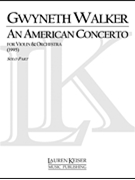 An American Concerto for Violin by Walker Gwyneth for