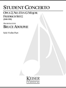 Student Concerto No. 2 Op. 13 in G Major by Seitz Friedrich for
