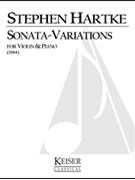 Sonata - Variations by Hartke Stephen for