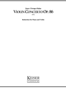 Violin Concerto Op. 86 (Piano Reduction) by Orrego-Salas Juan for