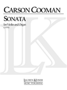 Sonata for Violin and Organ by Cooman Carson for