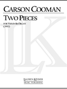 Two Pieces for Violin and Organ by Cooman Carson for