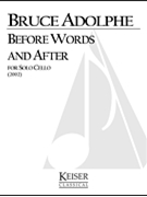 Before Words and After by Adolphe Bruce for