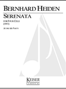 Serenata for Four Celli by Heiden Bernhard for Score and Parts