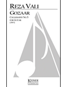 Gozaar: Calligraphy no. 5 by Vali Reza for