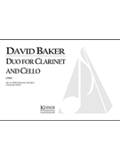 Duo for Clarinet and Cello by Baker David for Full Score