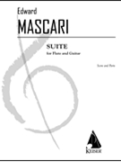 Suite for Flute and Guitar by Mascari Edward P for Score and Parts