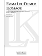 Homage to Poulenc Mozart and MacDowell by Diemer Emma Lou for Score and Parts