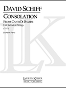 Consolation from Canti di Davide by Schiff David for Score and Parts