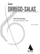 De Profundis by Orrego-Salas Juan for Score and Parts
