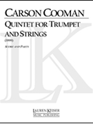 Quintet for Trumpet and Strings by Cooman Carson for Score and Parts