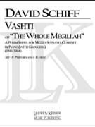 Vashti by Schiff David for Mezzo-Soprano
