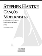 Cancös Modernistas by Hartke Stephen for Soprano