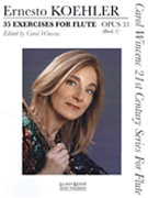 35 Exercises For Flute Opus 33 Book 1 by Kohler Ernesto for Flute Method (1-Wincenc Carol)