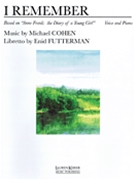 I Remember by Cohen Michael for Vocal and Piano
