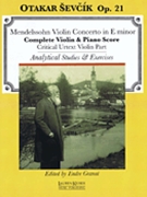 Concerto In E Minor Opus 21 by Mendelssohn Felix - Granat/Sevcik - for Violin and Piano