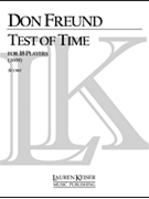 Test of Time by Freund Don for Full Score