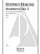 Symphony No. 3 by Hartke Stephen for Full Score