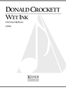 Wet Ink by Crockett Donald for