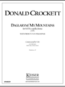 Daglarym/My Mountains by Crockett Donald for SATB a cappella