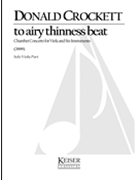 To Airy Thinness Beat by Crockett Donald for